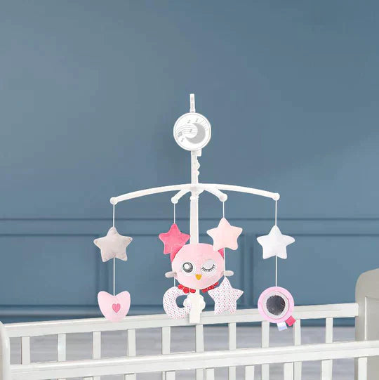 Musical Cot Mobile with Gentle Rotation and Soft Melodies – 49cm