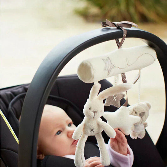 Soft Plush Hanging Mobile for Prams and Car Seats