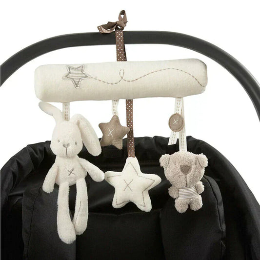 Soft Plush Hanging Mobile for Prams and Car Seats
